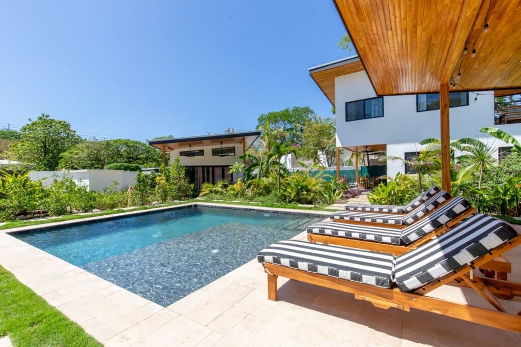 Six Rental Villas Walk to Playa Pelada – Room to Expand