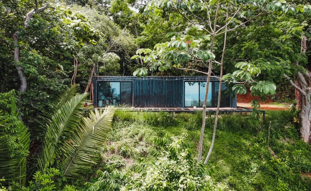 Fortress of Solitude Container Studio on 5000m² with Panoramic Ocean Valley Mountain Views